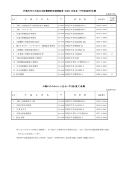杵築市内の木造住宅耐震診断受講登録者・おおいた住まい守り隊(設計