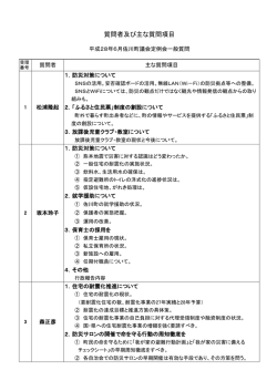 一般質問（PDF：167KB）