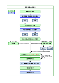 除却事業の手続き [PDFファイル／33KB]