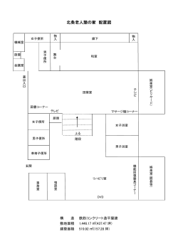 北条老人憩の家 配置図（PDF：42.6KB）