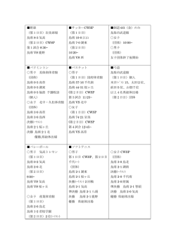 野球 （第1日目）岩美球場 鳥南 8-3 気高 （第2日目）CWSP 第1試合 8