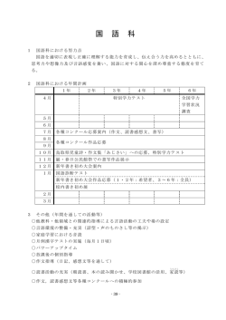 Ⅲ教科・道徳・総合的な学習の時間