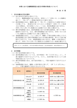 本県における機構集積協力金交付事業の取扱いについて 神 奈 川 県 1