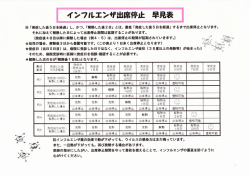出席停止期間について（PDF：807KB）