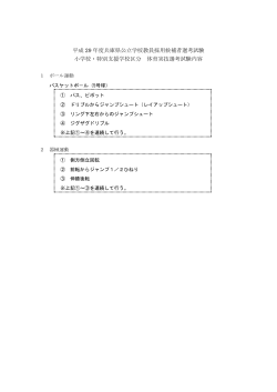 平成 29 年度兵庫県公立学校教員採用候補者選考試験 小学校・特別