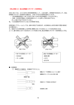 12 （禁止事項-4）差込型電線コネクターの使用禁止