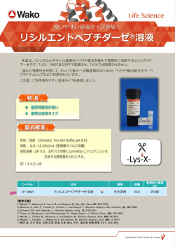 リシルエンドペプチダーゼ &reg; 溶液