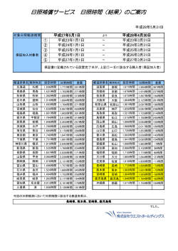 日照補償サービス 日照時間（結果）のご案内