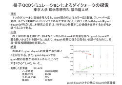 格子QCDシミュレーションによるダイクォークの探索