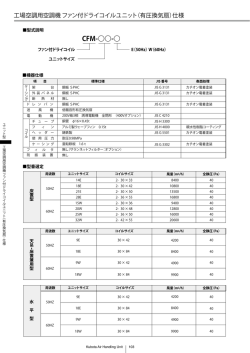ファン付ドライコイルユニット（有圧換気扇）