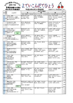 （小学校）献立表(PDF文書)