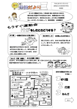 保健だより（運動会）