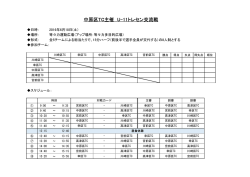 中原区TC主催 U-11トレセン交流戦