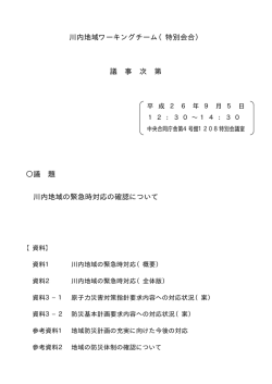 議事次第（PDF形式：16KB）