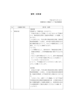 質問・回答書
