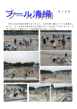 プール清掃