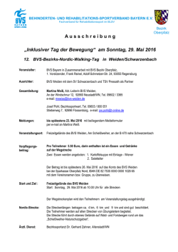 Einladung Nordic-Walking-Tag 2016