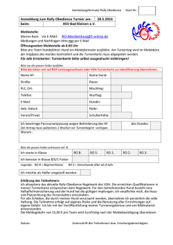 HSV Bad Kleinen eV Marion Buck via E-Mail