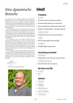 und Editorial - Bioaktuell.ch