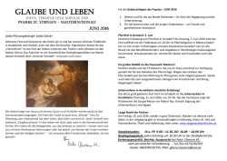 Glaube und leben