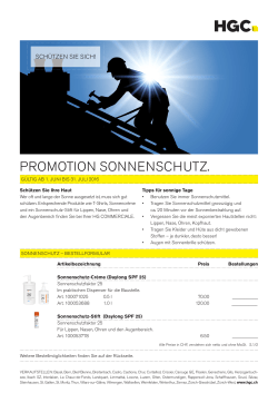 promotion sonnenschutz.