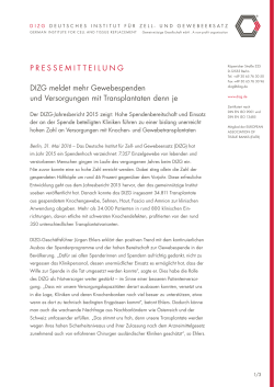 DIZG Jahresbericht 2015