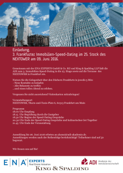 Immobilien Speed-Dating (Frankfurt)