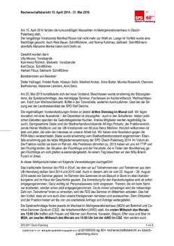Rechenschaftsbericht 31.05.2016 - SPD Übach