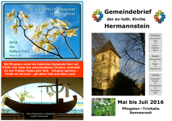 Online Gemeindebrief - Kirchengemeinde Hermannstein