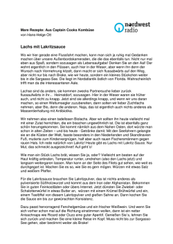 Lachs mit Lakritzsauce