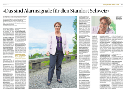 Interview &laquo;Das sind Alarmsignale f&uuml;r den - Martullo