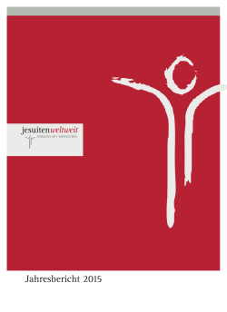 Jahresbericht 2015 - Jesuiten weltweit