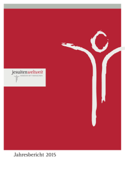 Jahresbericht 2015 - Jesuiten weltweit