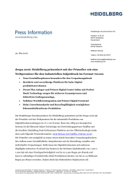 Letter (Standard) - Heidelberger Druckmaschinen AG