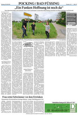 Ein Funken Hoffnung ist noch da