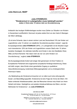 eine aktuelle Pressemitteilung von mir zu diesem