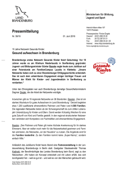 Pressemitteilung - Ministerium für Bildung, Jugend und Sport