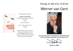 Werner van Gent - Kolchis Verlag