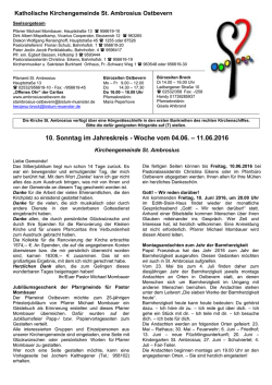gr&uuml;ne Blatt - St. Ambrosius Ostbevern