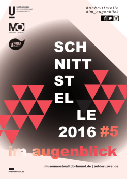 Schnittstelle Flyer