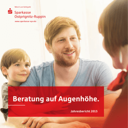 Jahresbericht 2014 als PDF - Sparkasse Ostprignitz