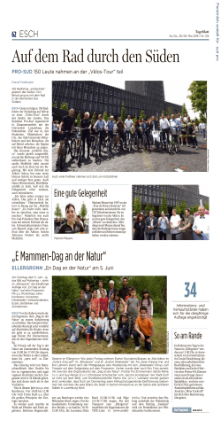 Tageblatt, Ausgabe: Tageblatt, vom: Samstag - Syndicat PRO-SUD