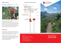 Vorarlberger Wanderwegekonzept