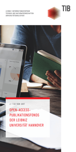 open-access- publikationsfonds der leibniz universität hannover
