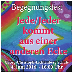 Jede/Jeder kommt aus einer anderen Ecke - Georg