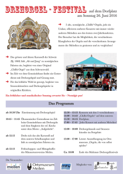 drehorgel - festival