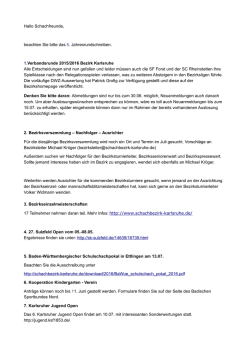 Hallo Schachfreunde, beachten Sie bitte das 5