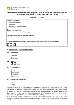 Interviewleitfaden
