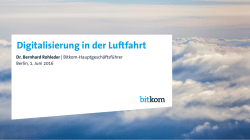Digitalisierung der Luftfahrt