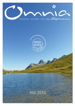 Mediadaten - Omnia Magazin